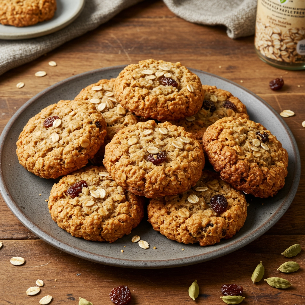 Gluten and Nut Free Oatmeal Raisin Cookies