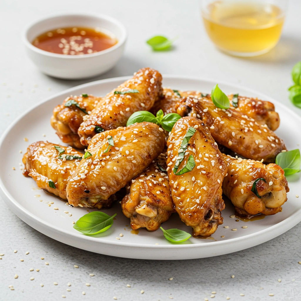 Air Fryer Honey Sesame Chicken Wings