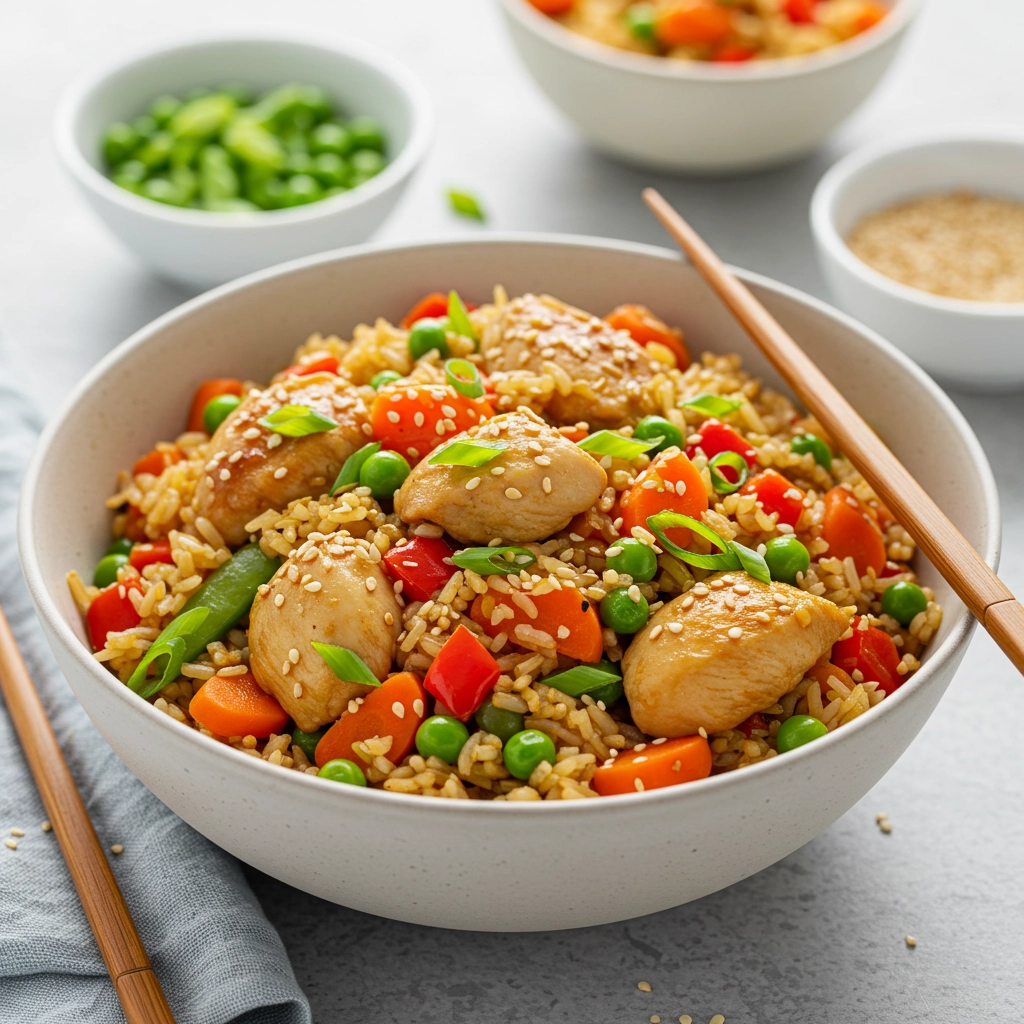 Asian One-Pot Chicken and Rice