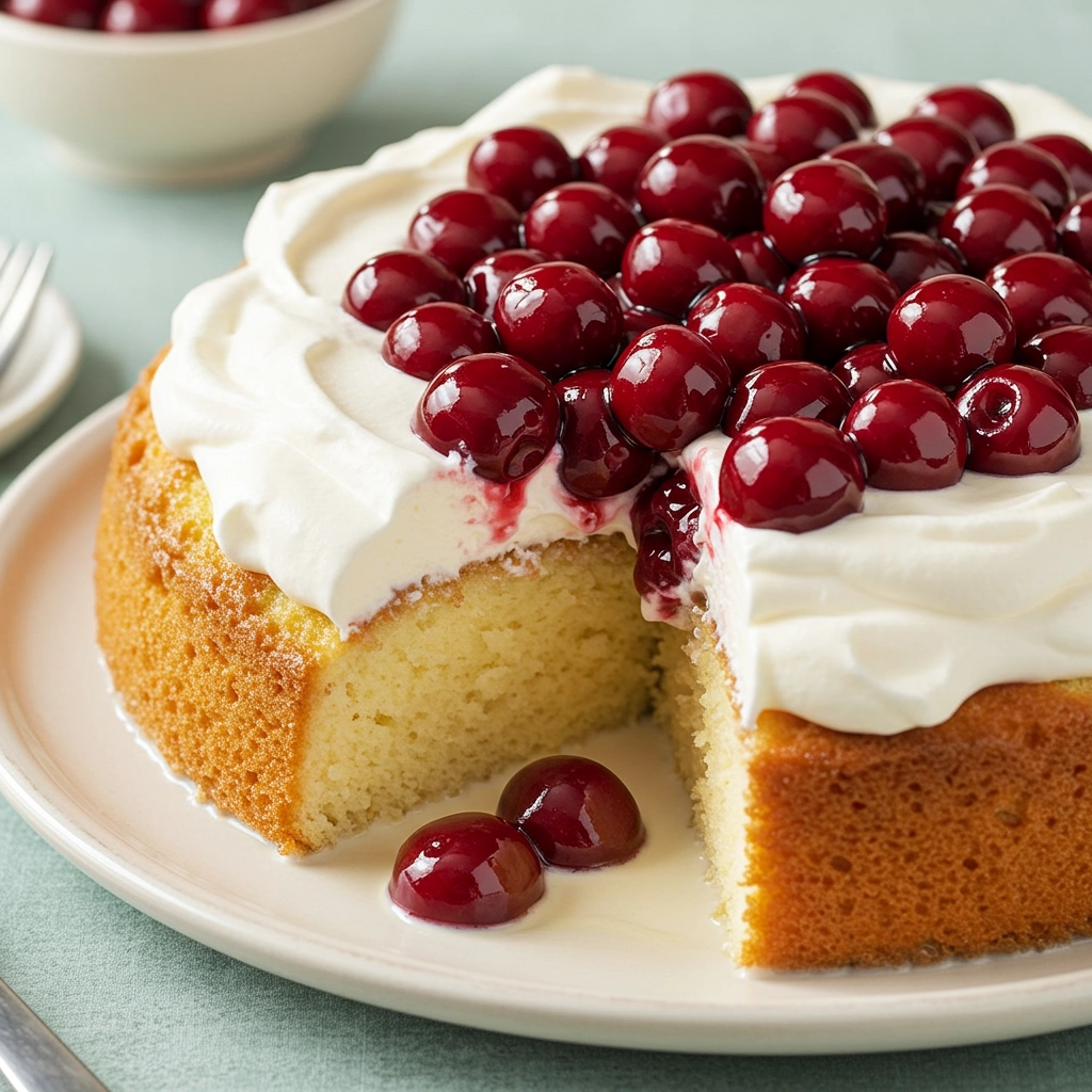 Cherry Tres Leches Cake