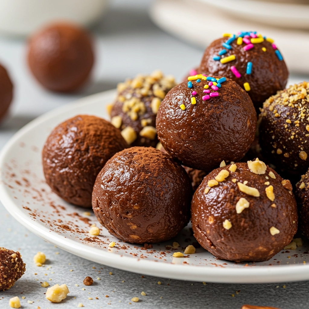 Chocolate Bread Crumb Truffles