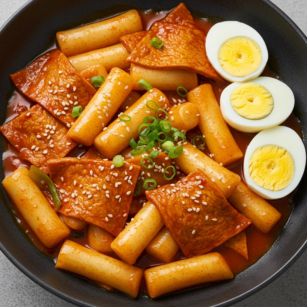 Classic Tteokbokki (Spicy Korean Rice Cakes)