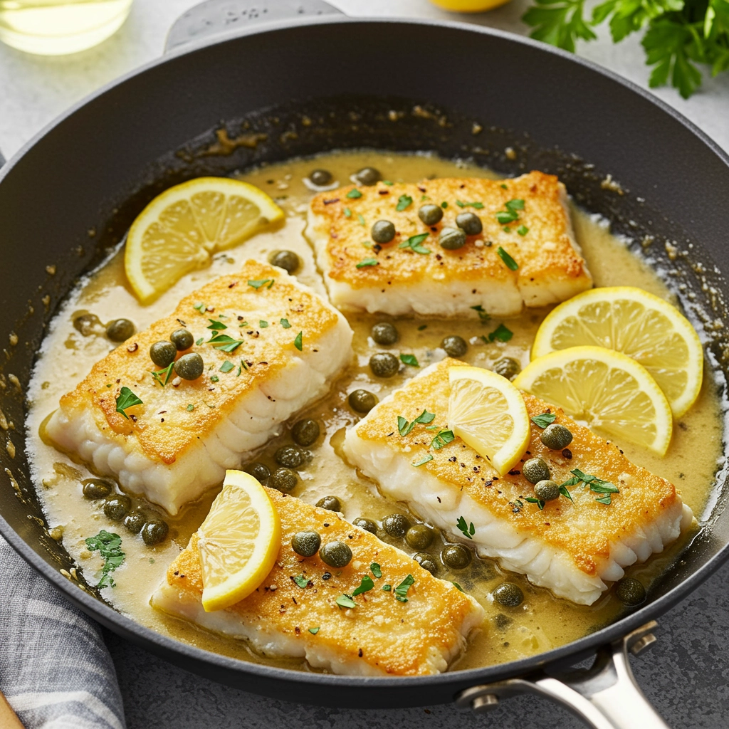 Cod Piccata – Italian Fish Recipe