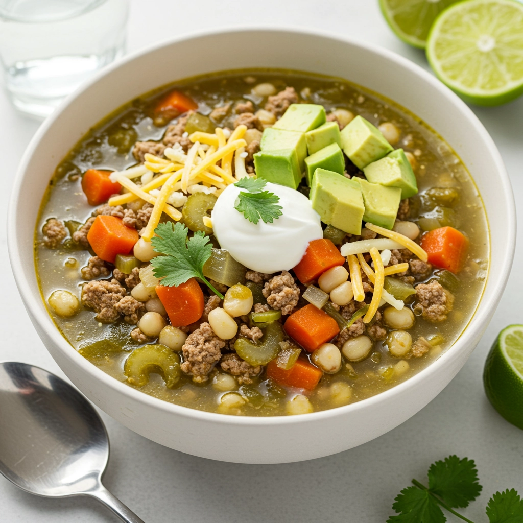 Green Chili Turkey Stew (Slow Cooker)