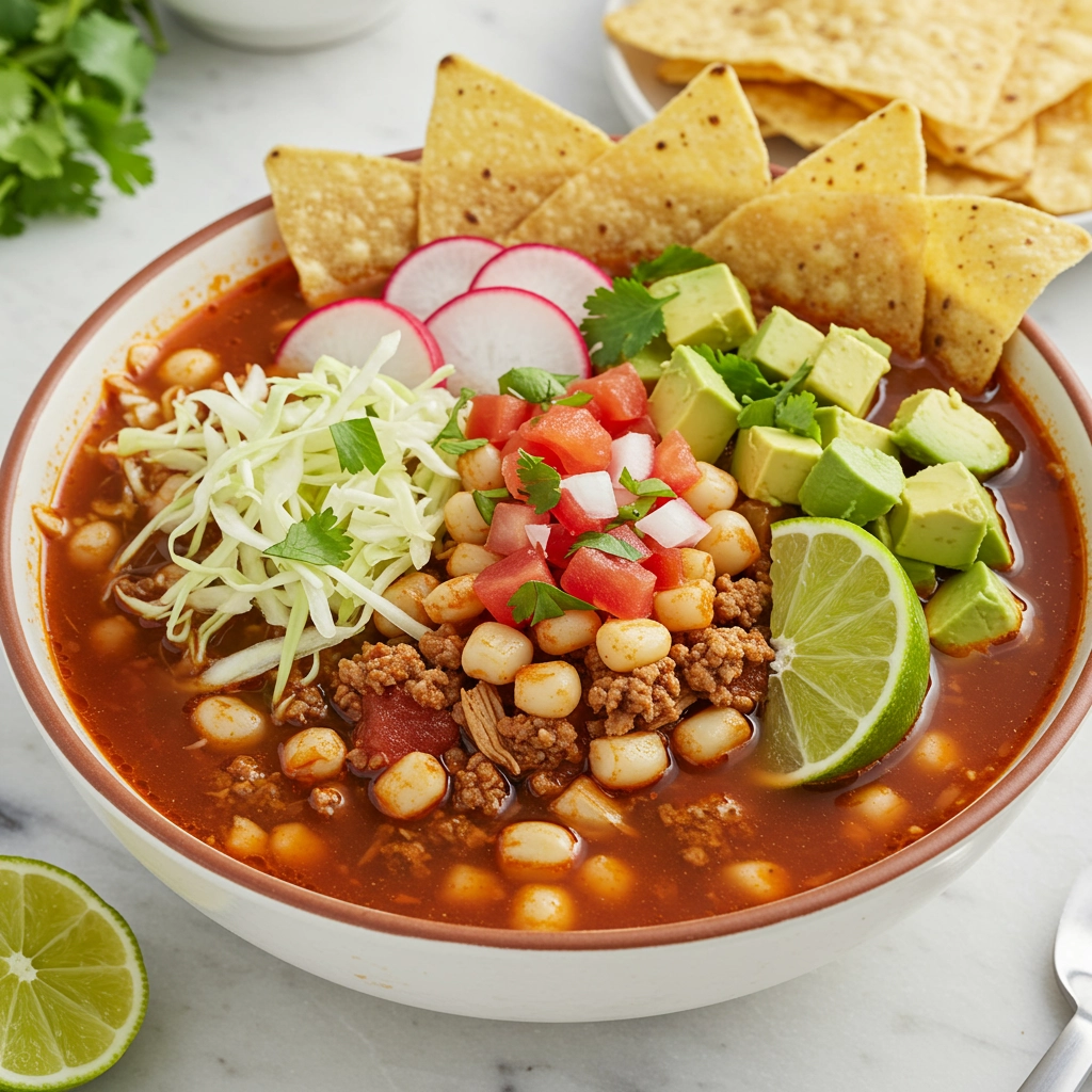 Ground Chicken & Pork Pozole