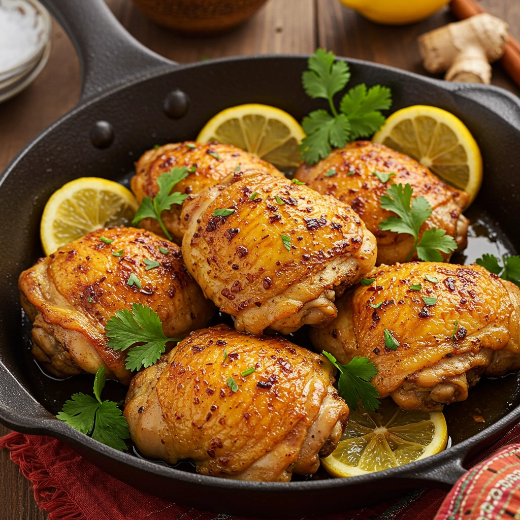 Moroccan-Spiced Chicken Thighs
