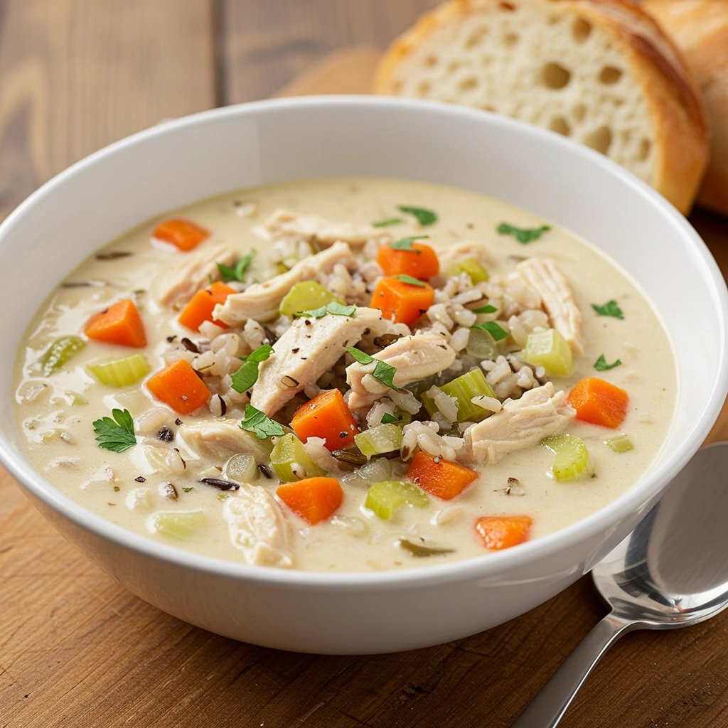 Panera-Style Chicken and Wild Rice Soup