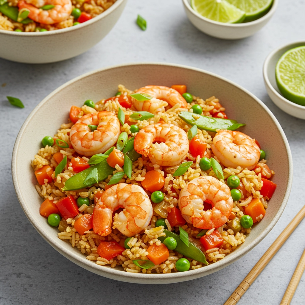 Gluten Free Shrimp Fried Rice – Spicy, Easy, and Delicious