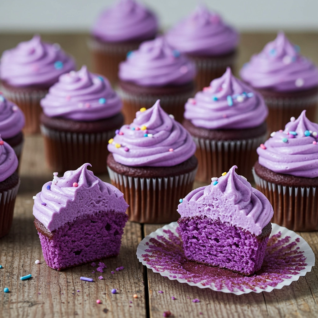Ube Cupcake