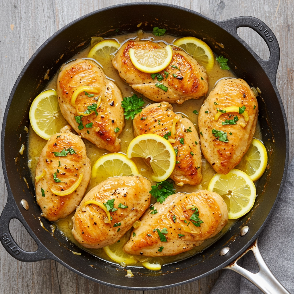 Zesty Lemon Chicken Skillet