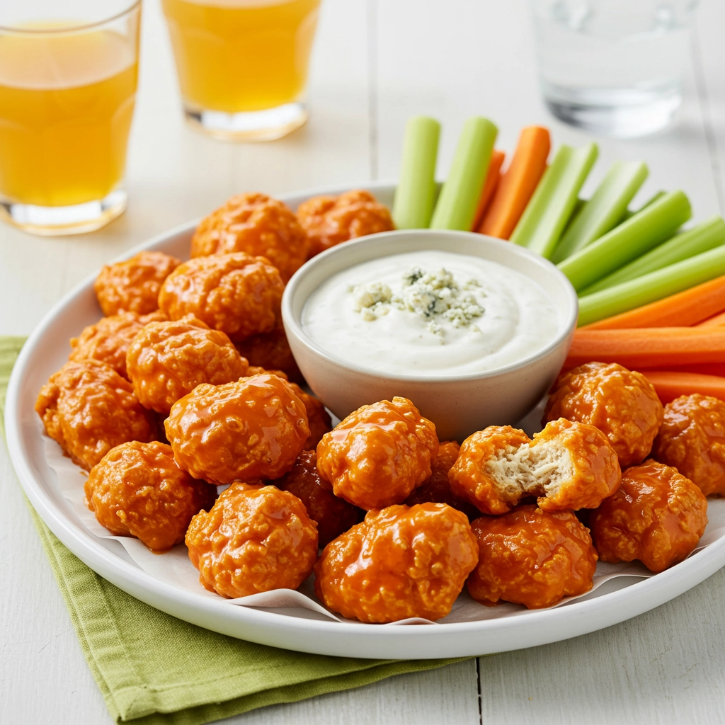 Buffalo Chicken with Blue Cheese Dip