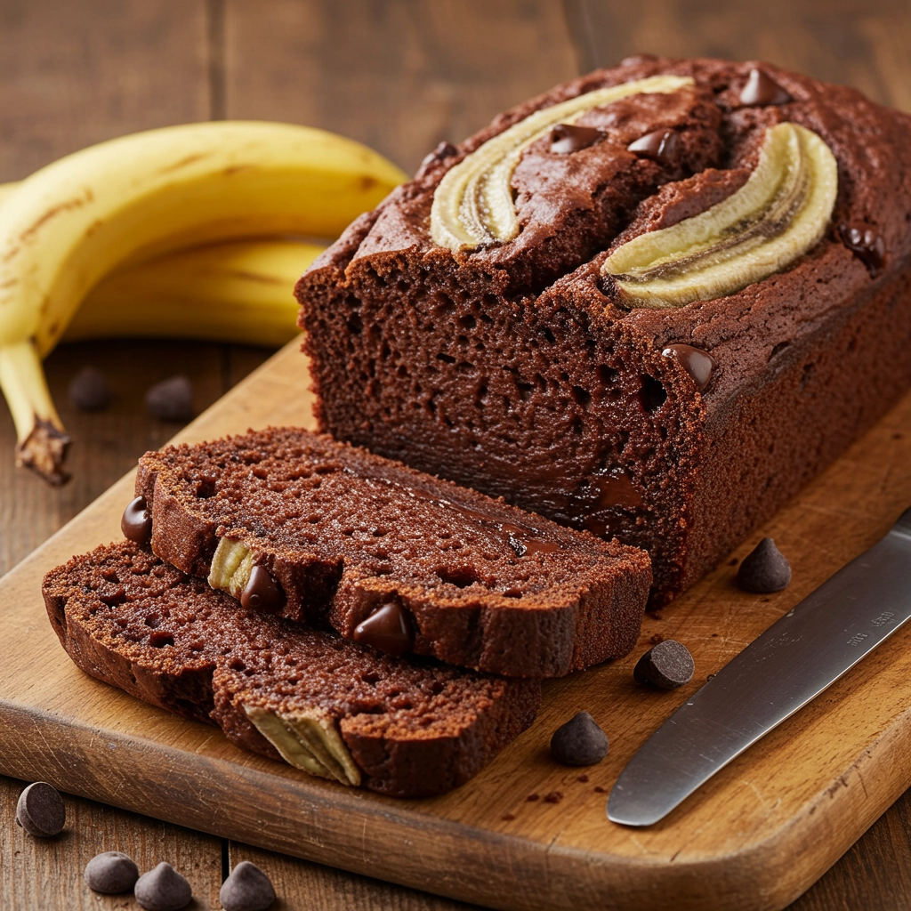 Chocolate Banana Bread – Easy Chocolate Banana Bread Recipe