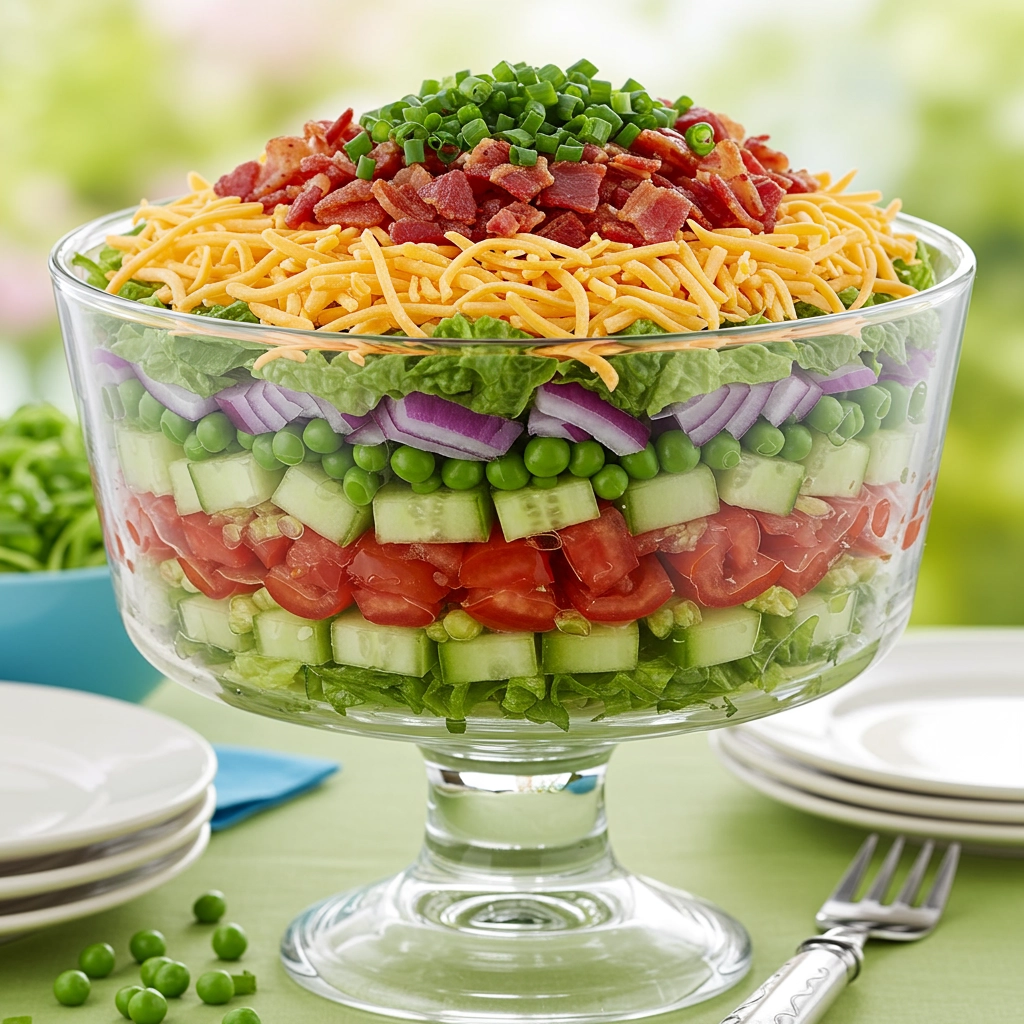 Classic Seven-Layer Salad Supreme
