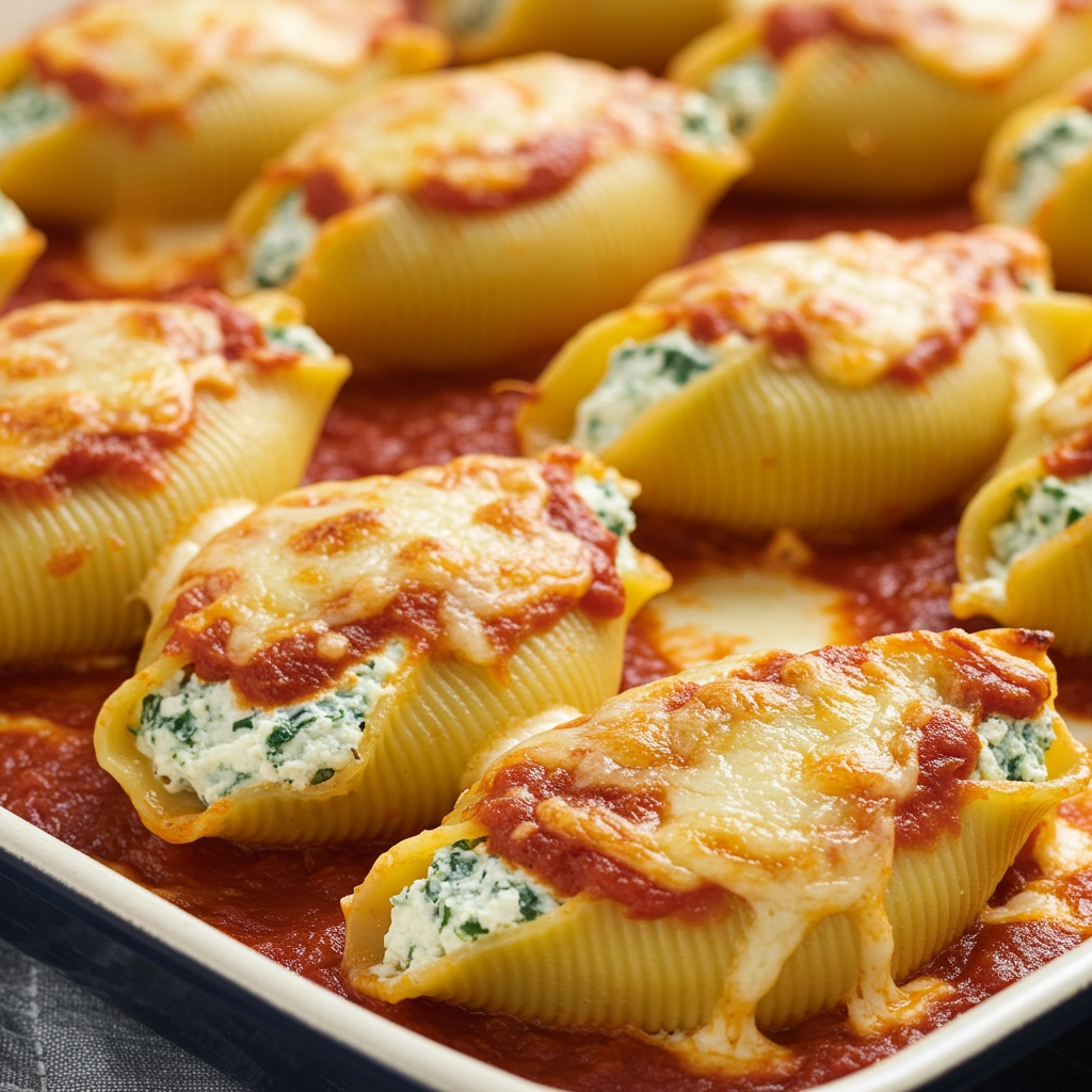 Homemade Stuffed Shells (Pasta)