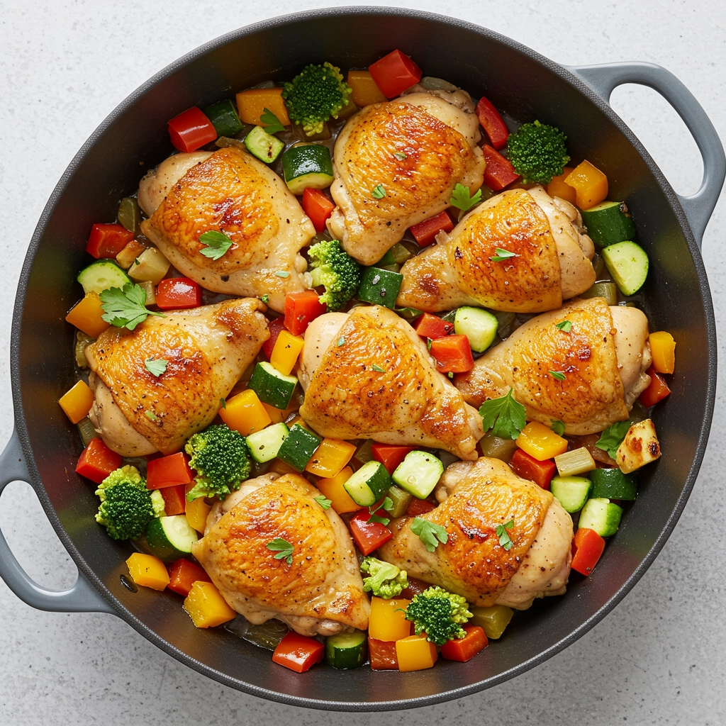 One-Pot Chicken & Veggie Skillet