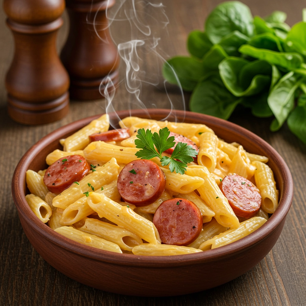 One-Pot Creamy Kielbasa Pasta