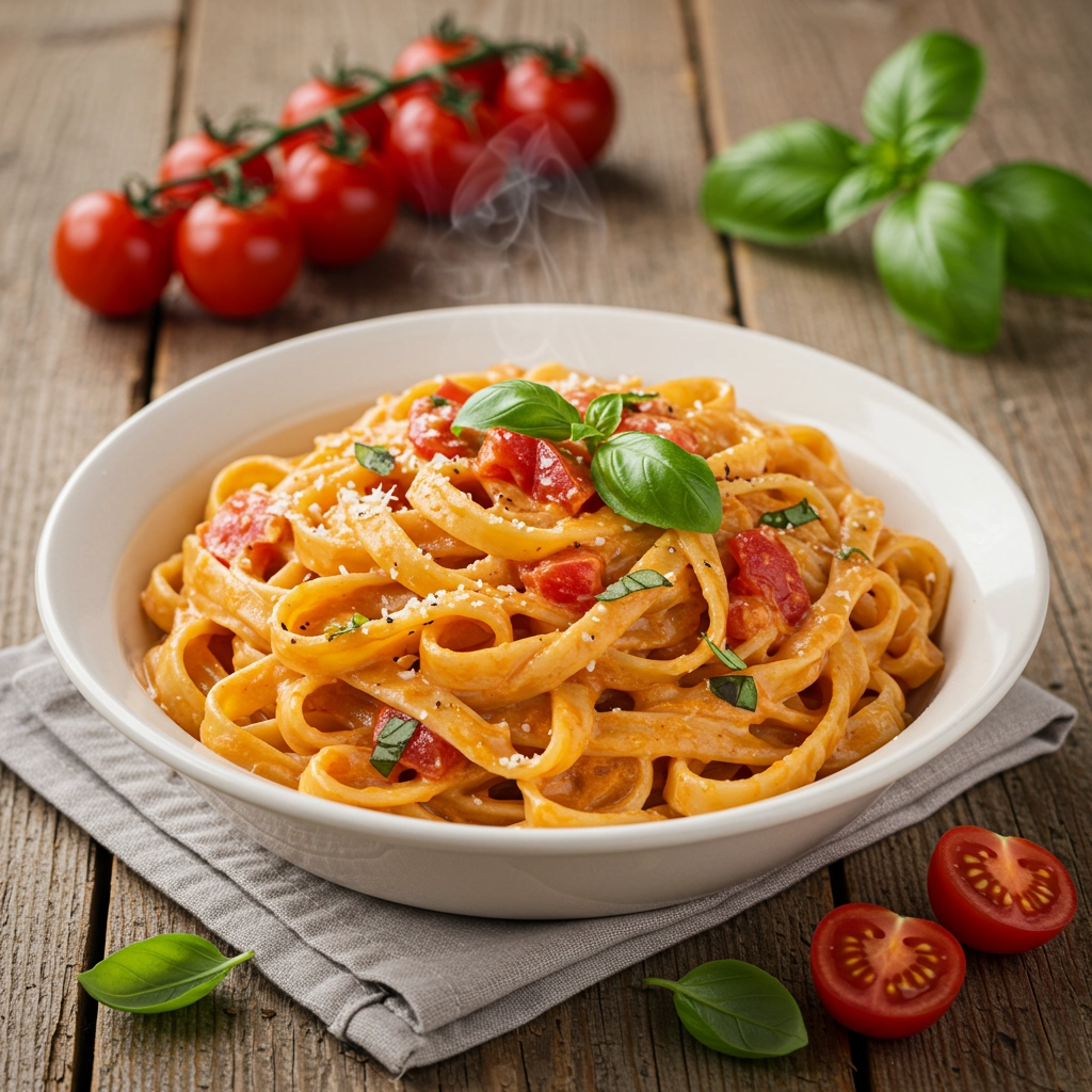 One-Pot Creamy Tomato Basil Pasta