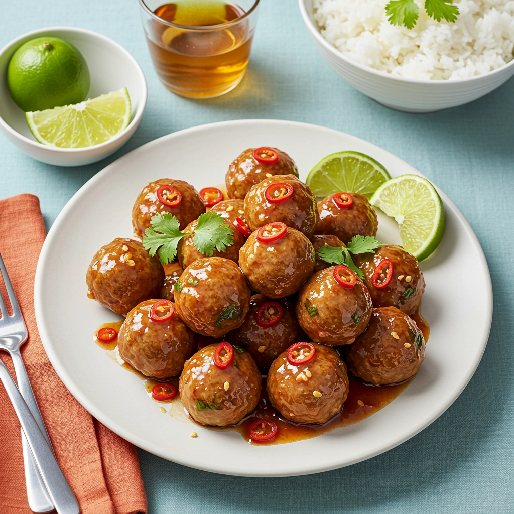 Spicy Thai Meatballs – Fiery Bird’s Eye Chili Recipe