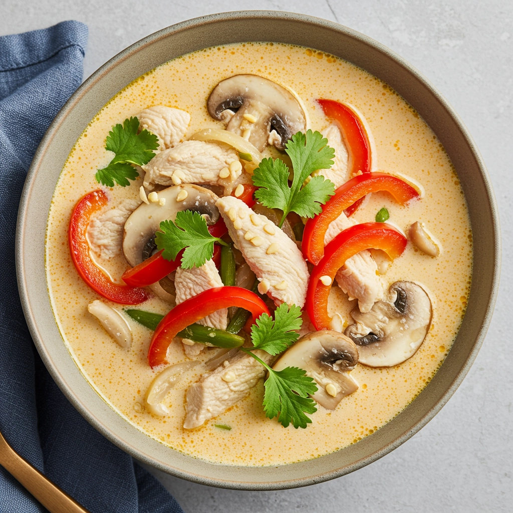 Thai Coconut Chicken Soup (Slow Cooker)