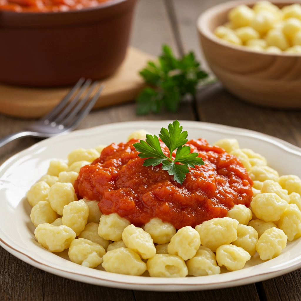 Tomatensauce (German Tomato Sauce) – Dairy Free Sauce for Spätzle