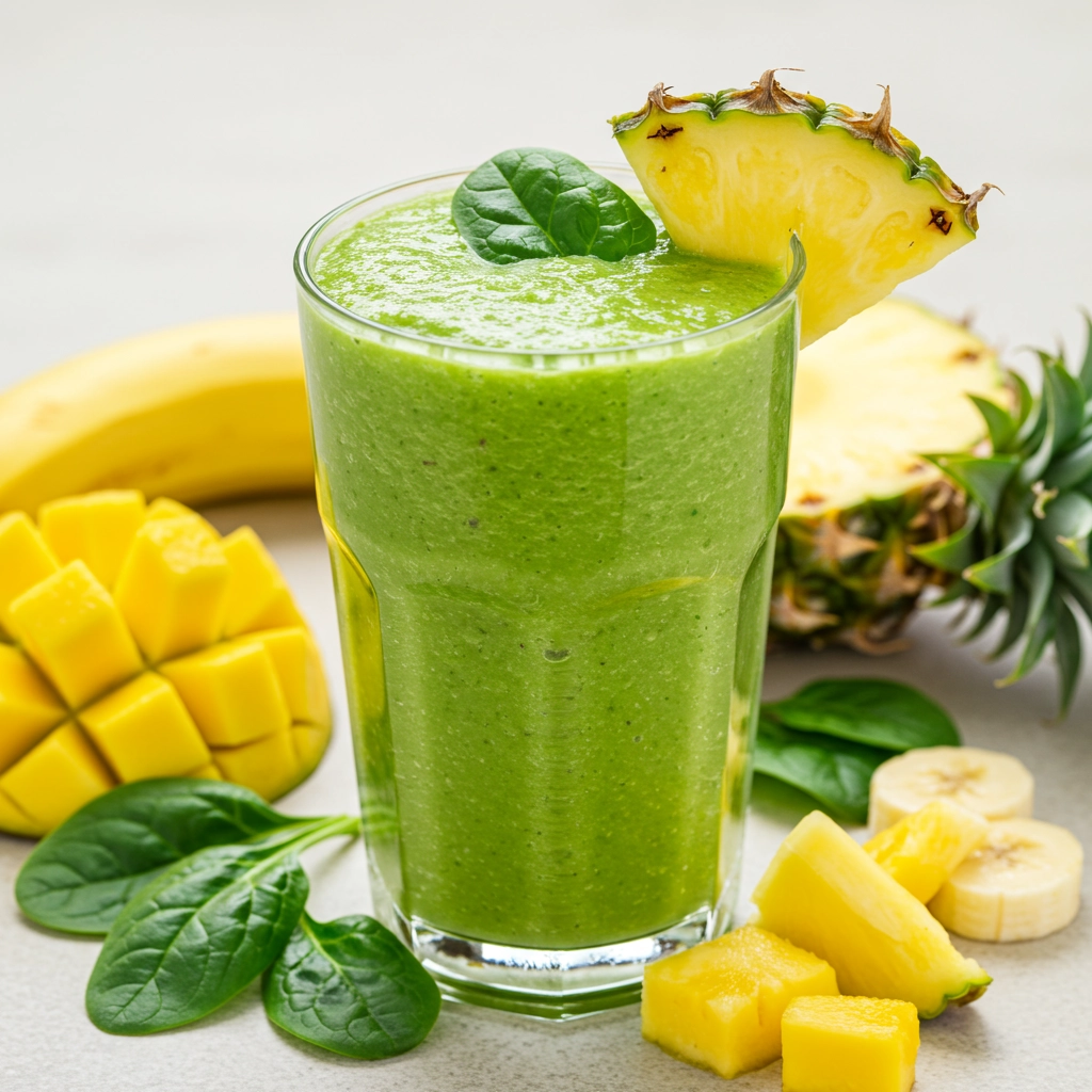 Tropical Green Smoothie – Refreshing Green Smoothie Recipe