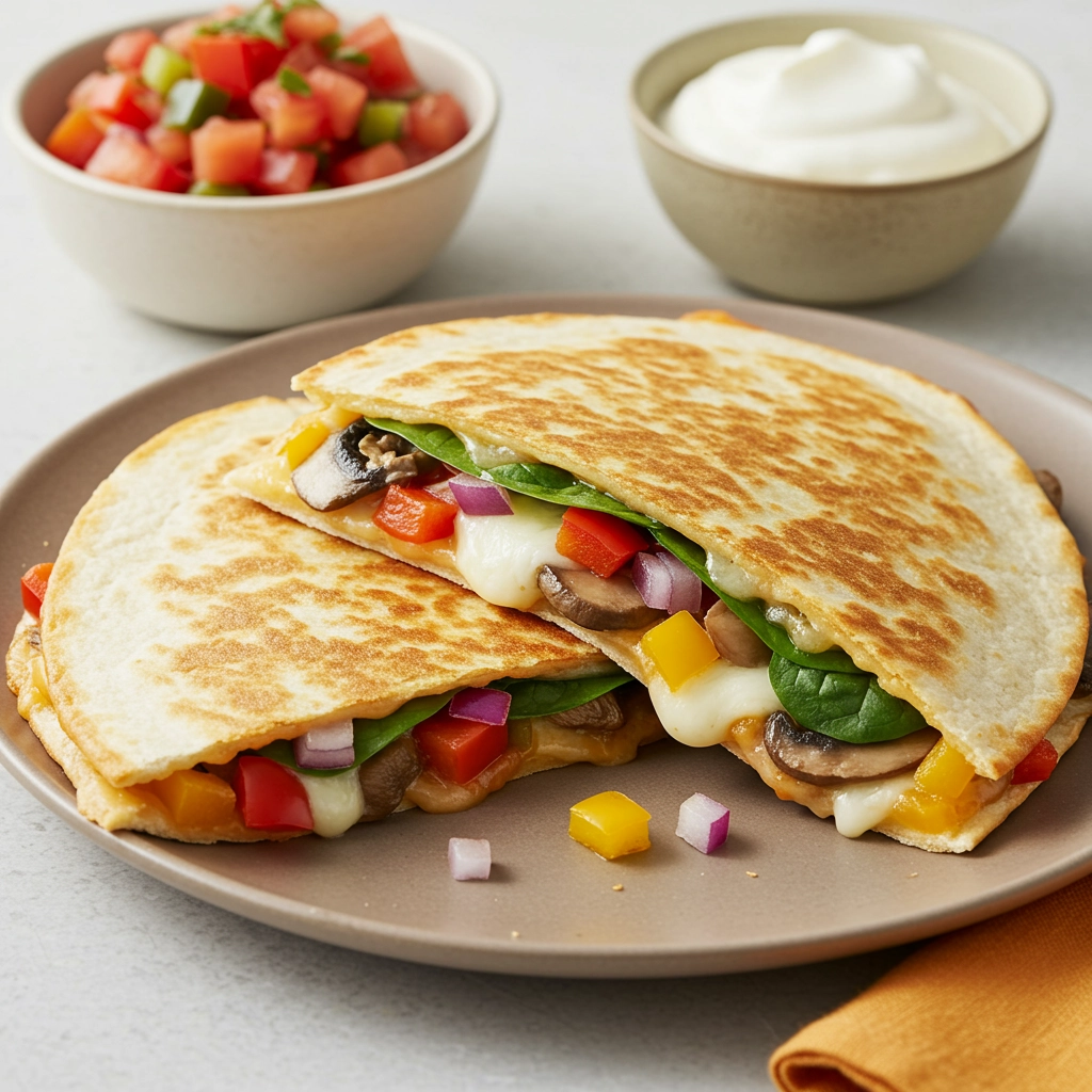 Veggie Quesadilla – Easy Vegetarian Lunch