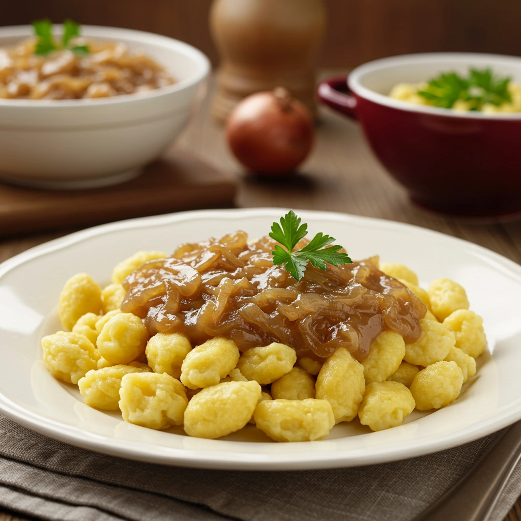 Zwiebelsauce (German Onion Sauce) – Dairy Free German Sauce for Spätzle